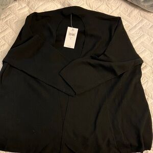 NWT J. Jill Black Knit Cardigan size small